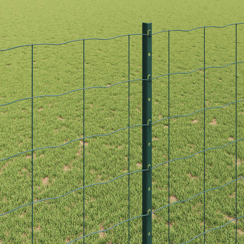 Fence with Post Green