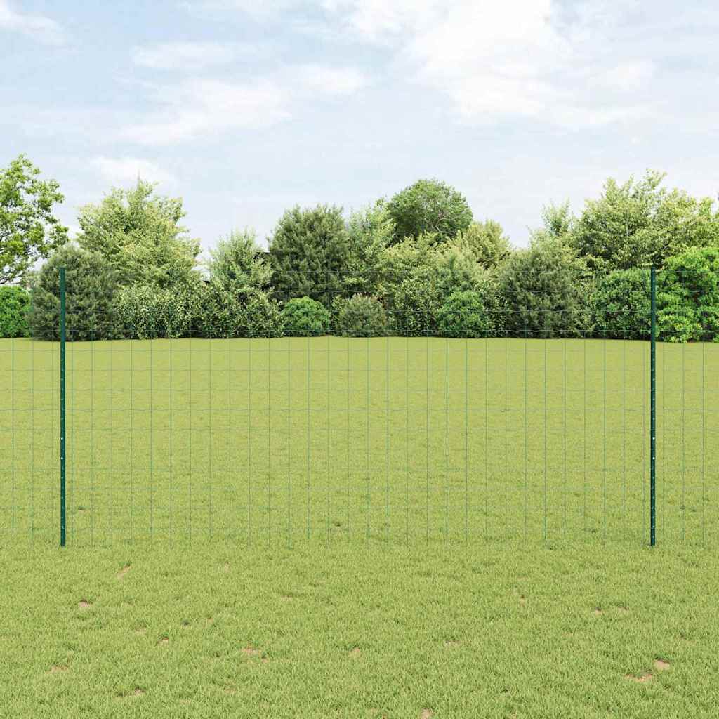 Fence with Post Green