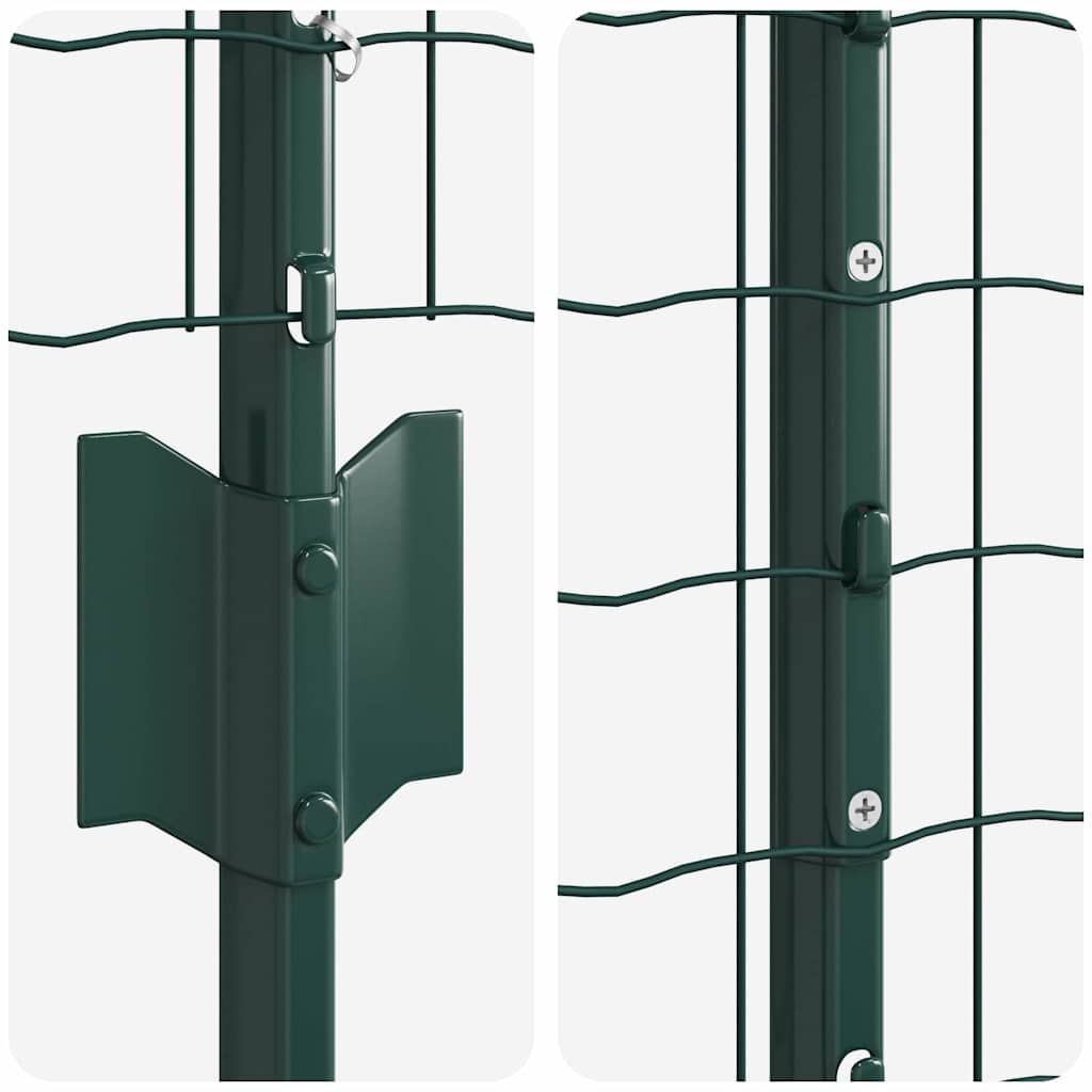 Fence with Post Green