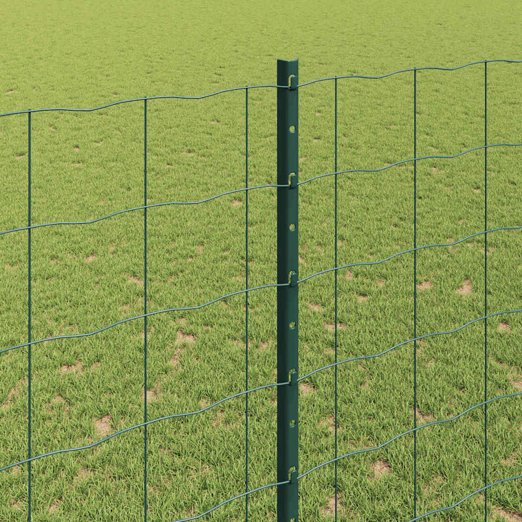 Fence with Post Green