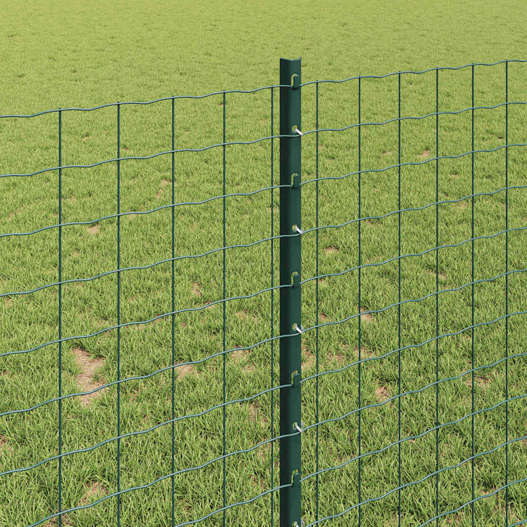 Fence with Post Green