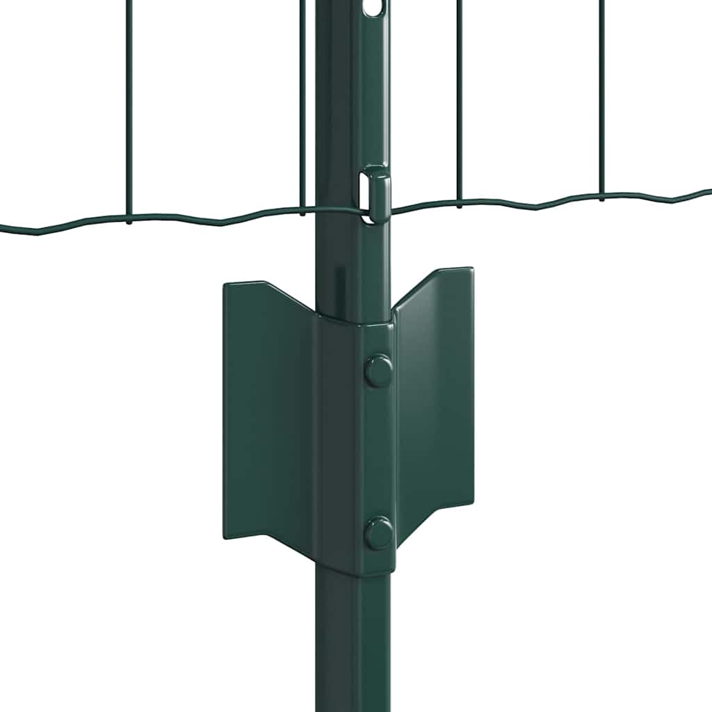 Welded Wire Fence 25 x 0.6 m (W x H) PVC-Coated Steel Green