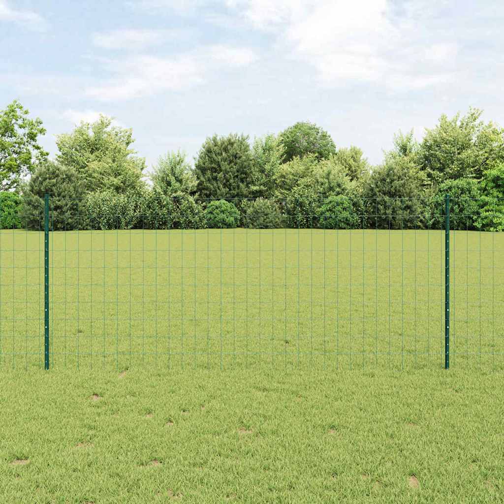 Fence with Post Green