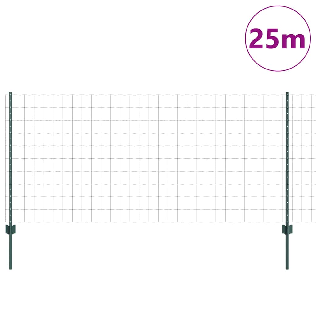 Fence with Post Green