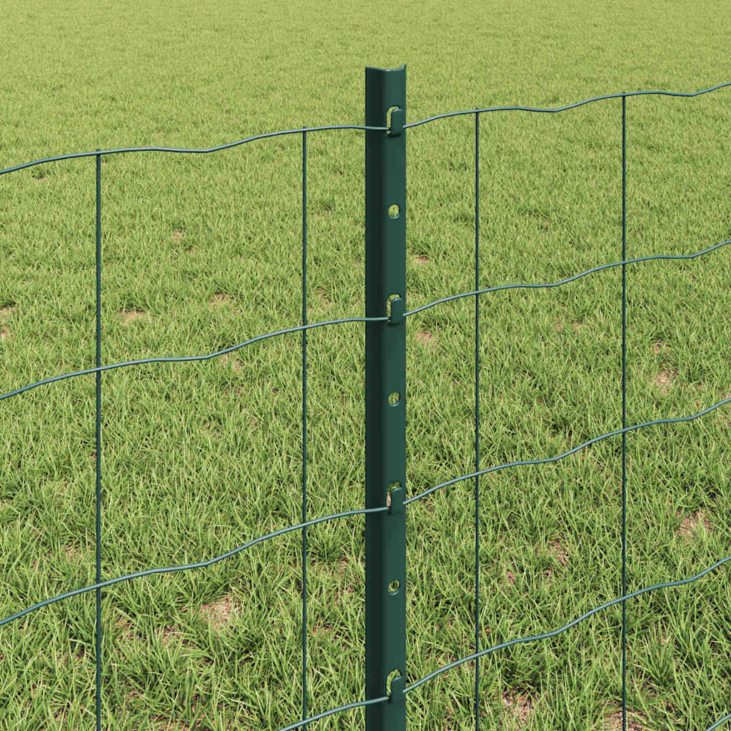 Fence with Post Green