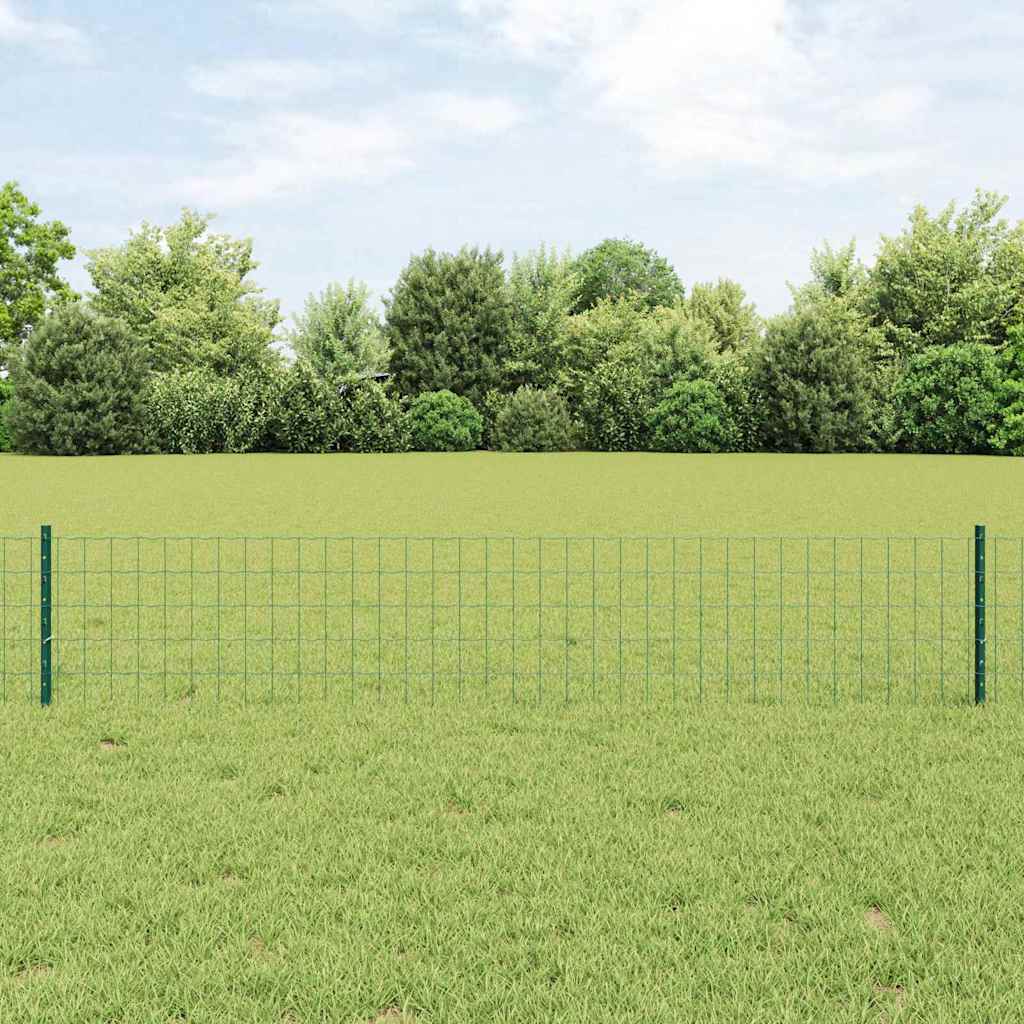 Fence with Post Green