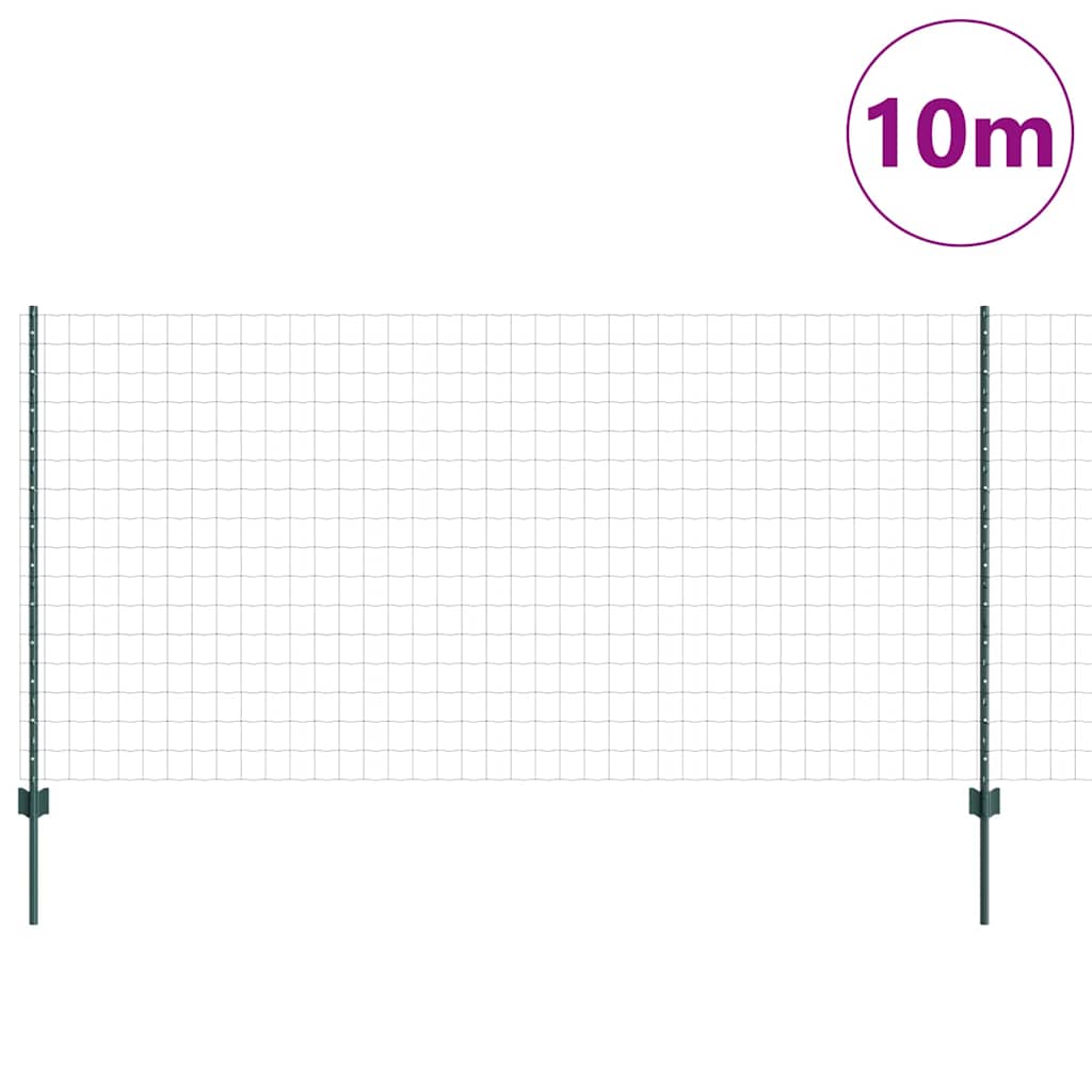 Fence with Post Green