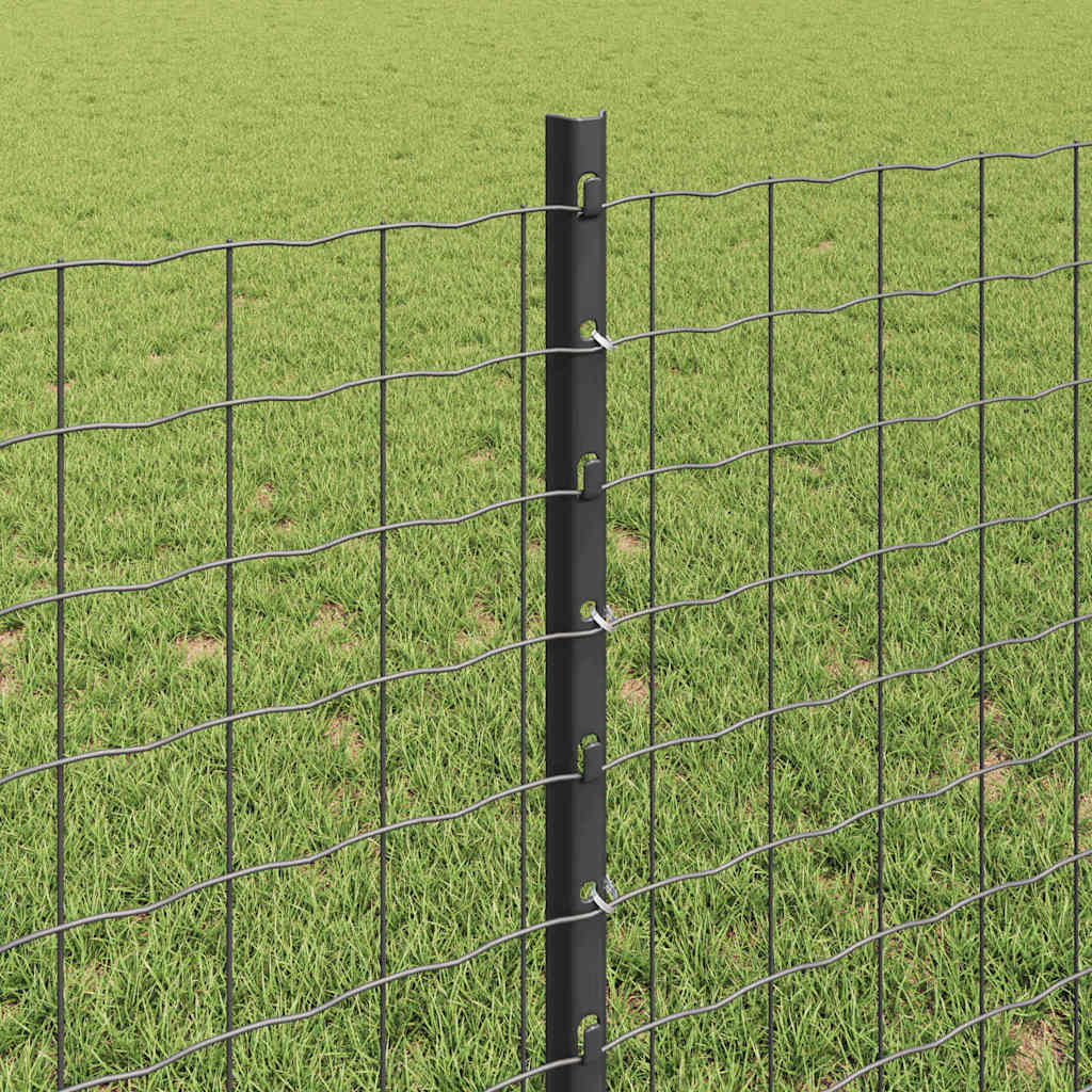 Fence with Post Grey