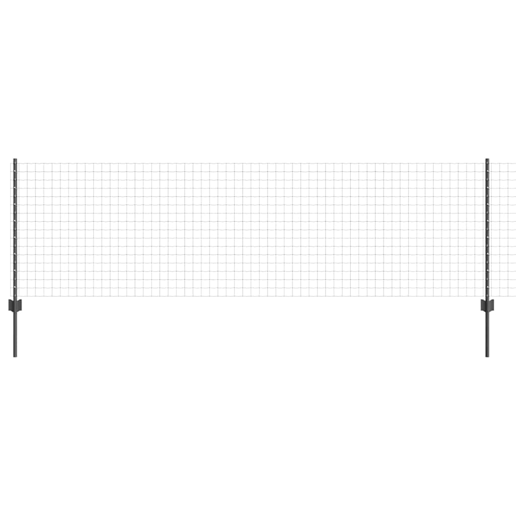 Fence with Post Grey