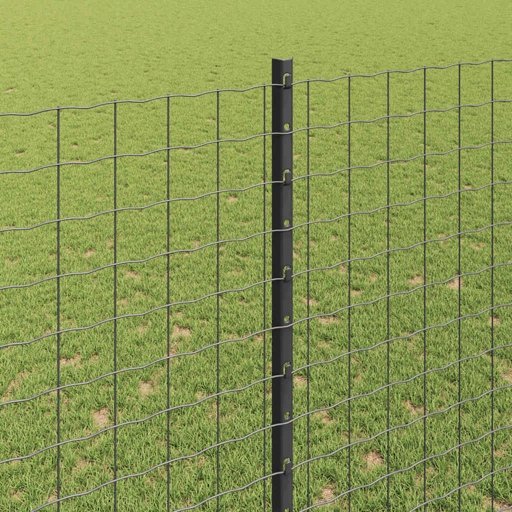 Fence with Post Grey