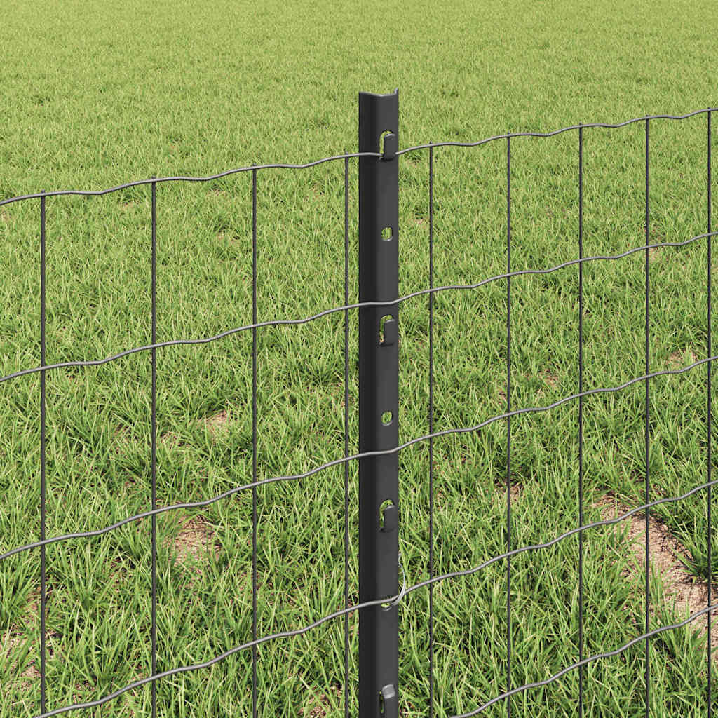 Fence with Post Grey