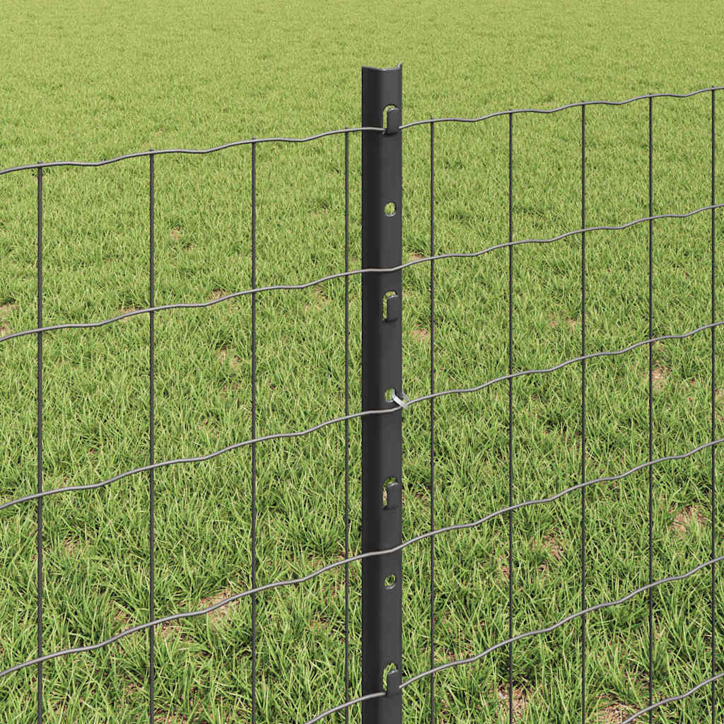 Fence with Post Grey