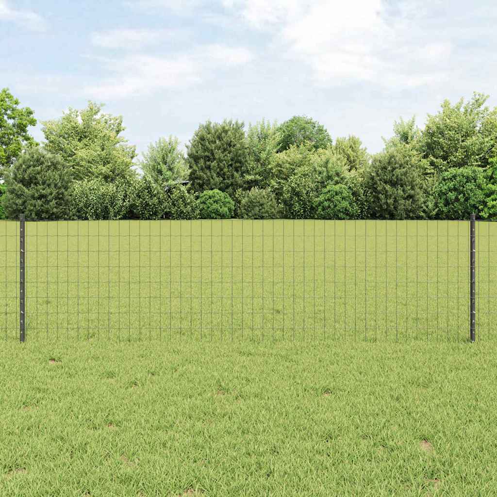 Fence with Post Grey