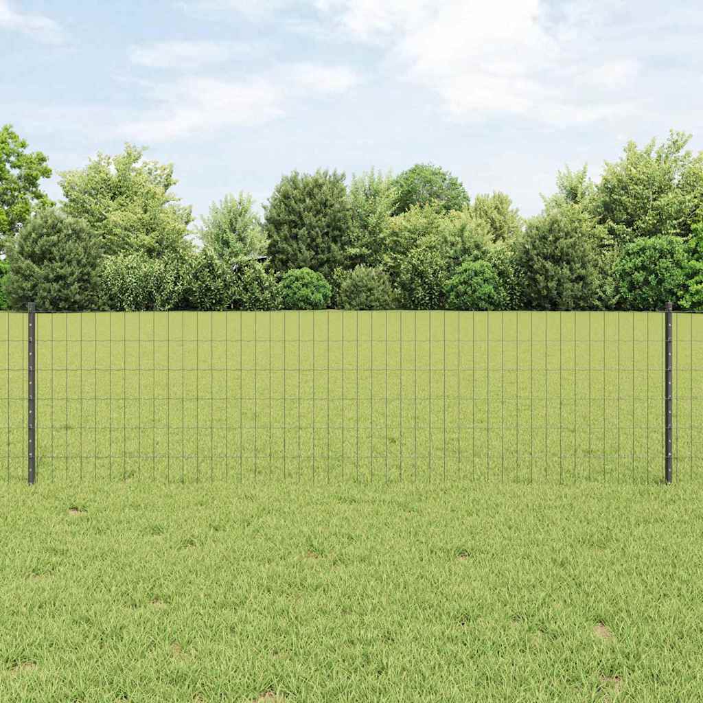 Fence with Post Grey