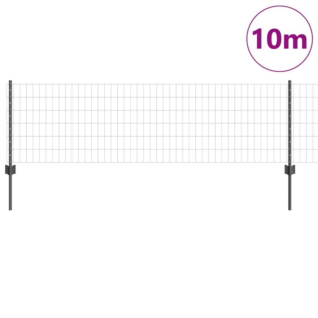 Fence with Post Grey
