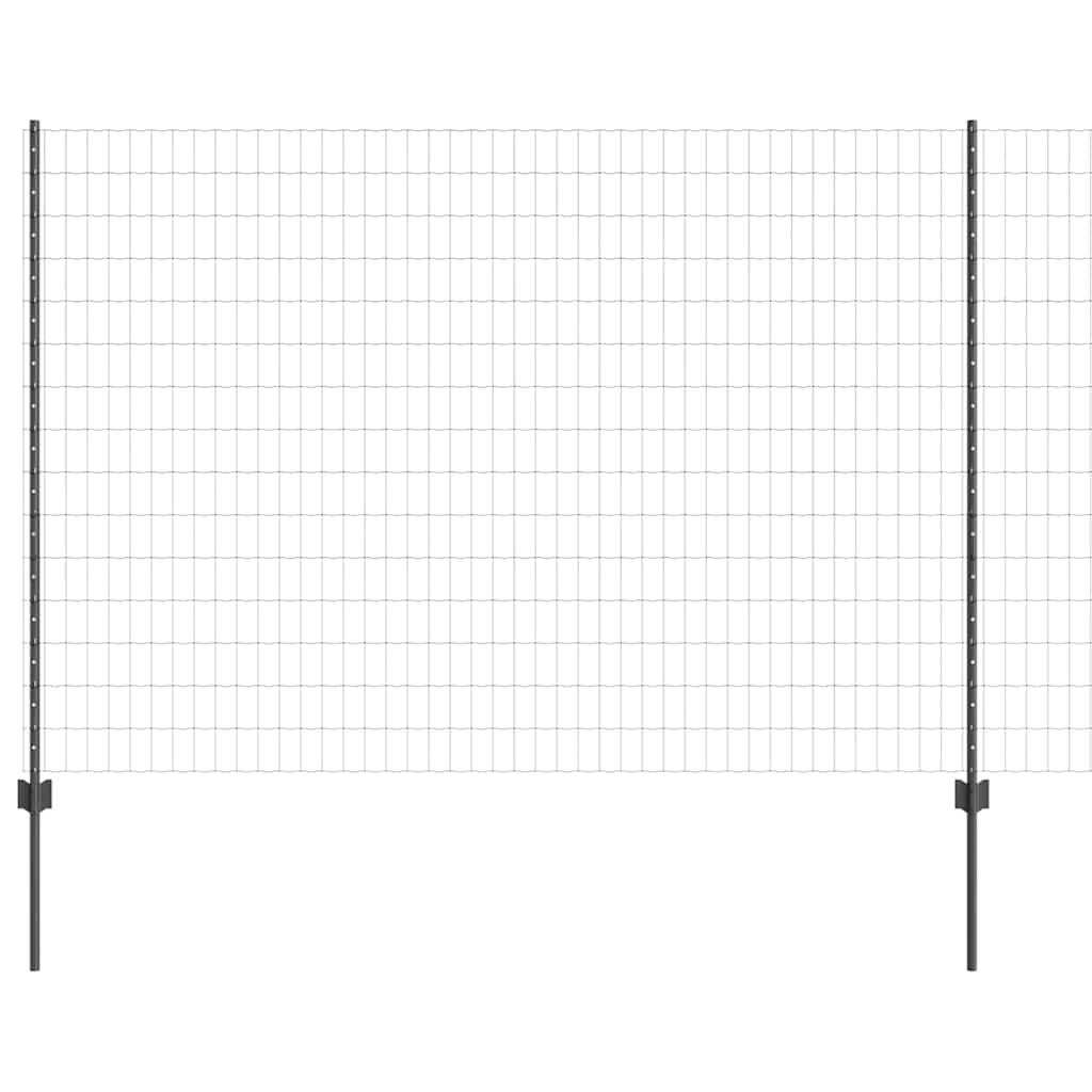 Fence with Post Grey