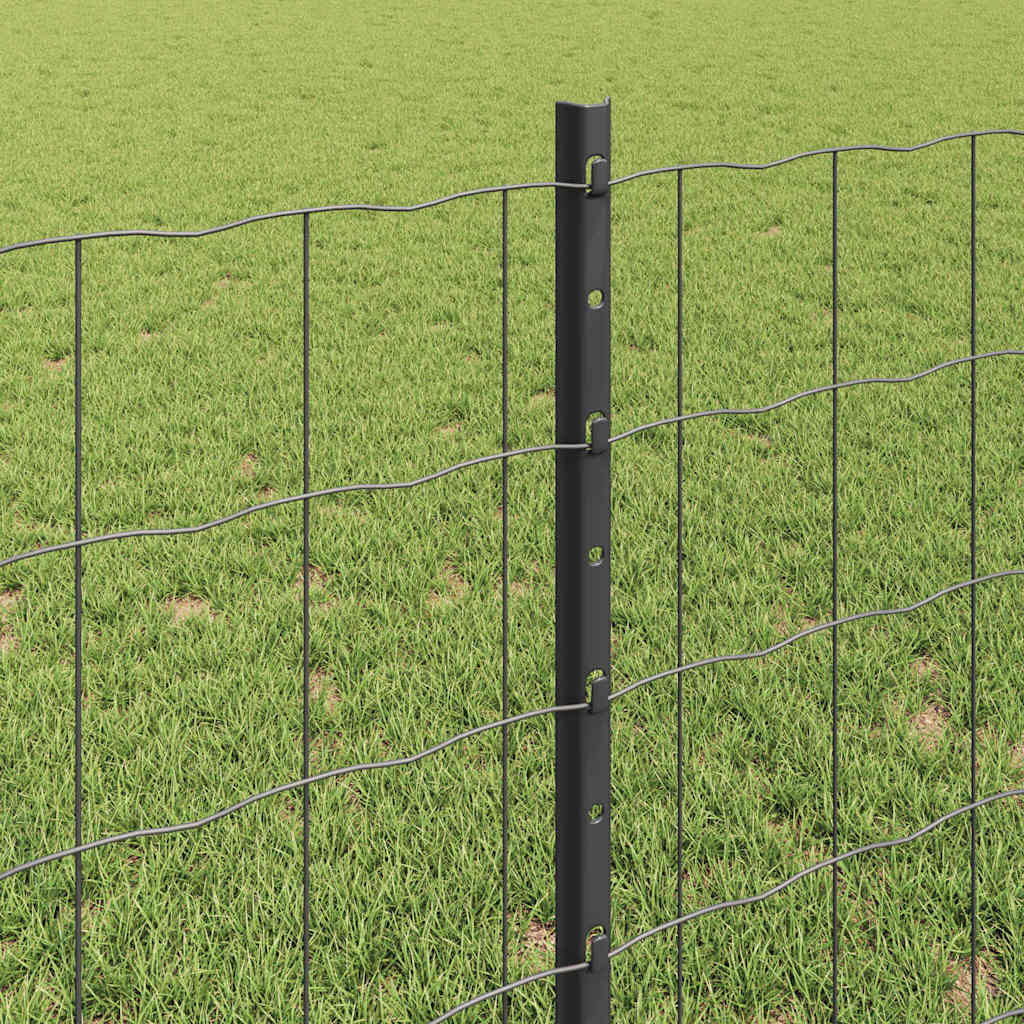 Fence with Post Grey