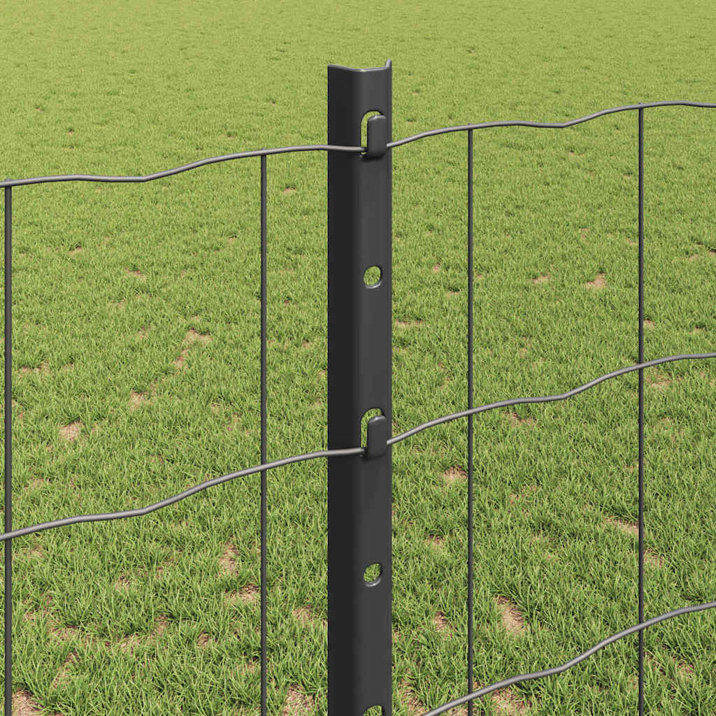 Fence with Post Grey