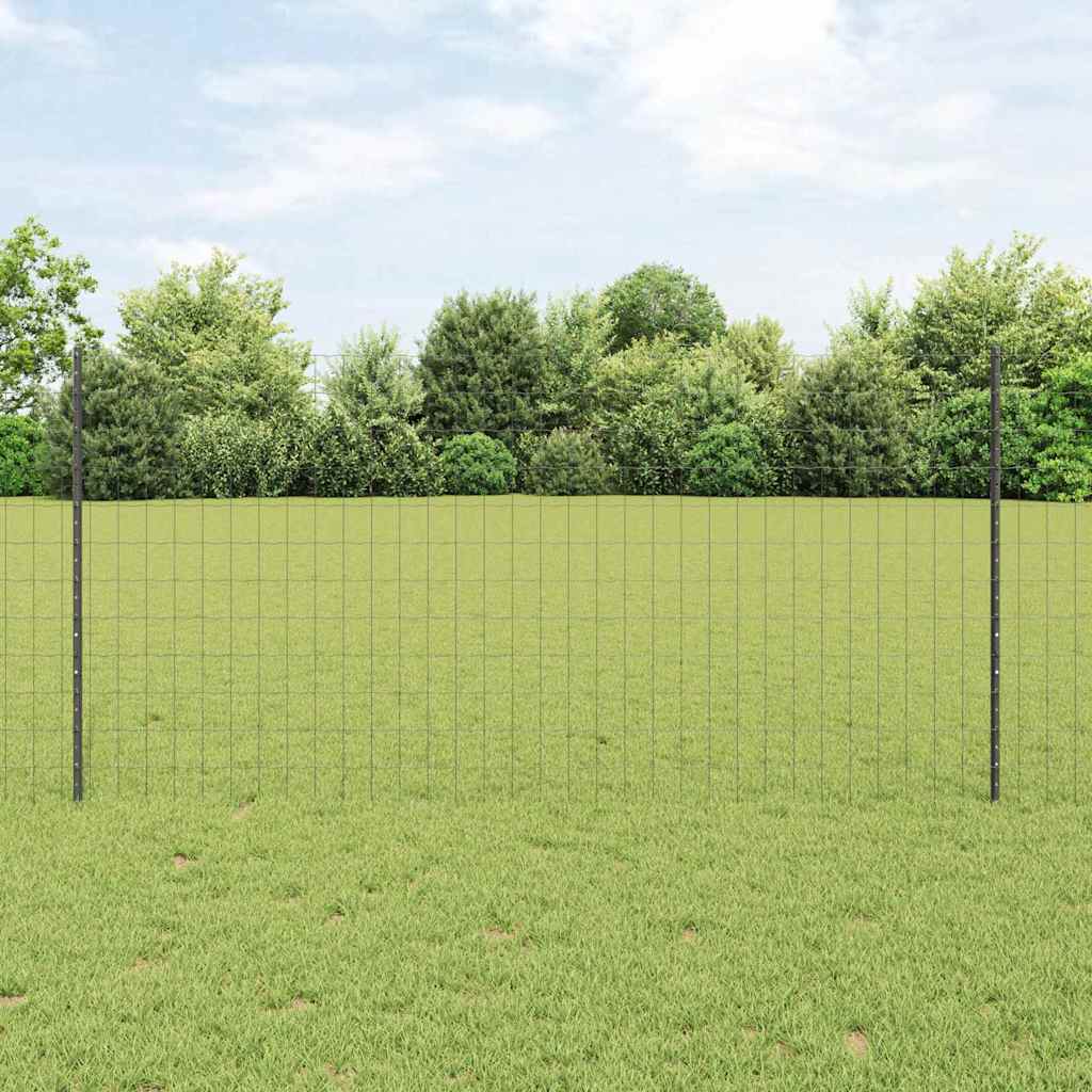 Fence with Post Grey