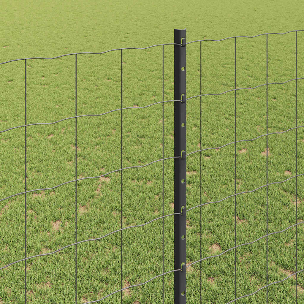 Fence with Post Grey