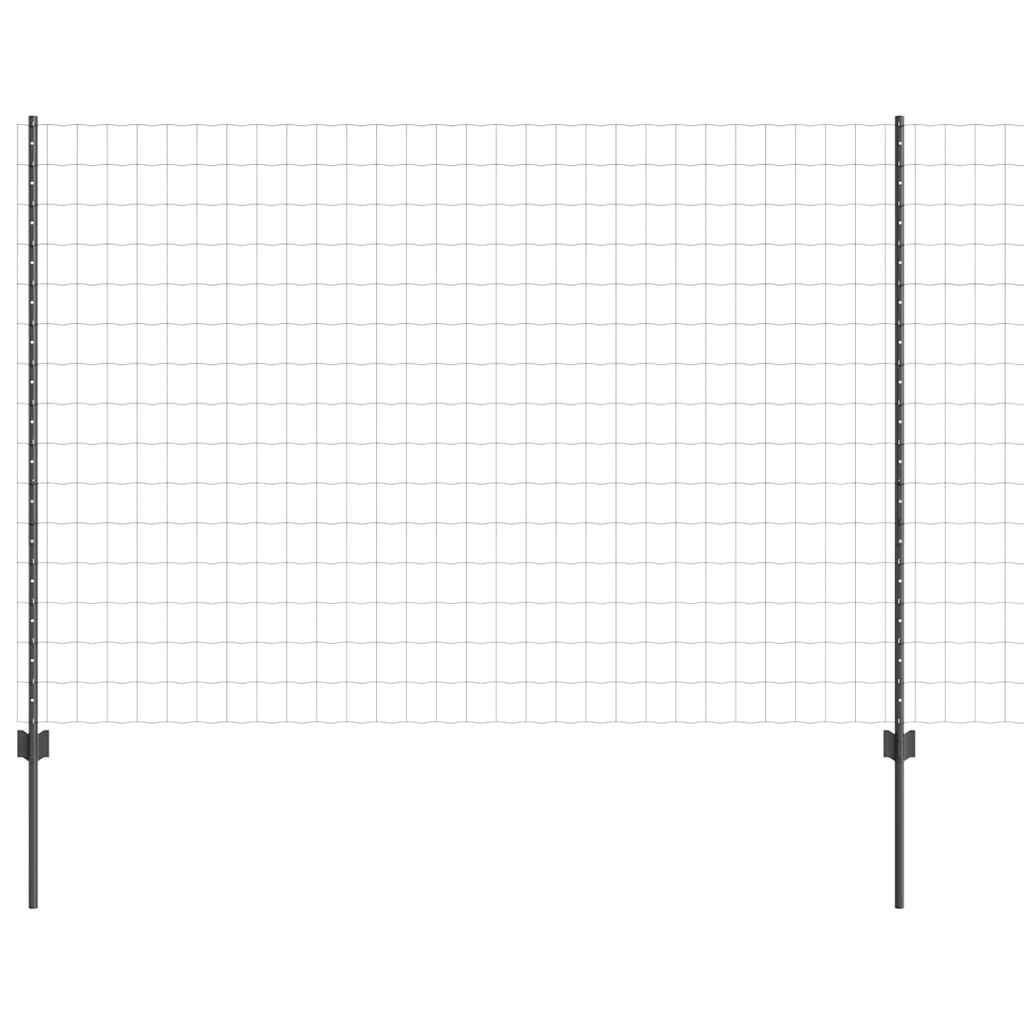 Fence with Post Grey