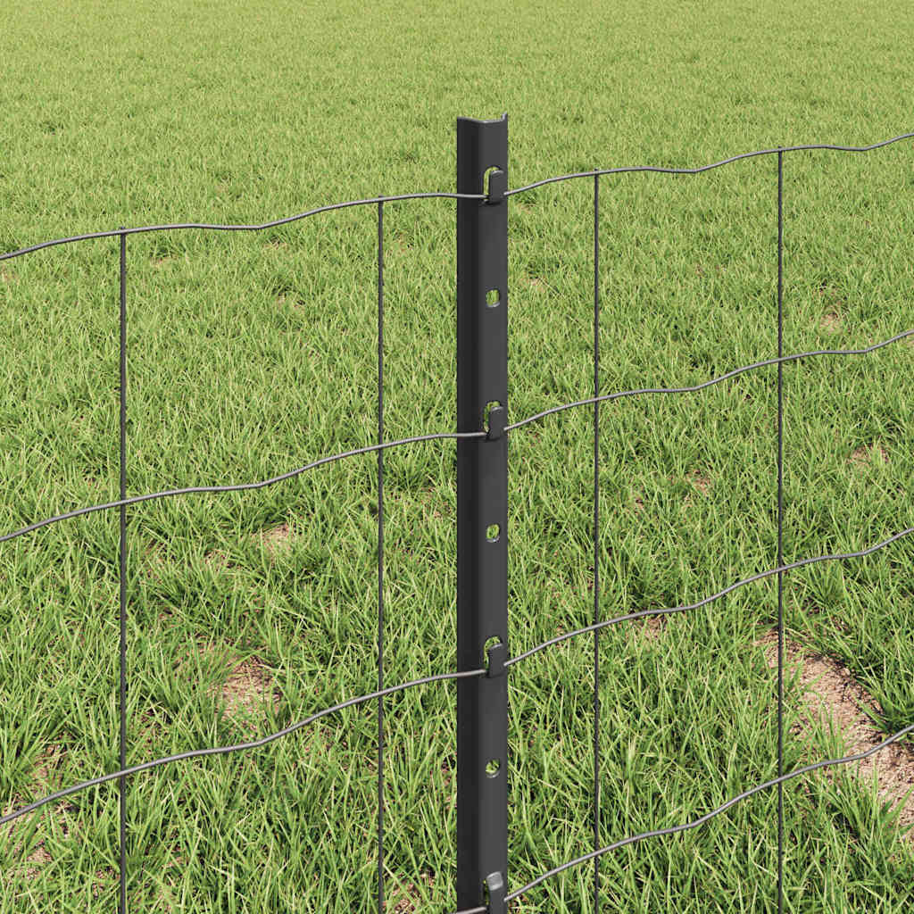 Fence with Post Grey