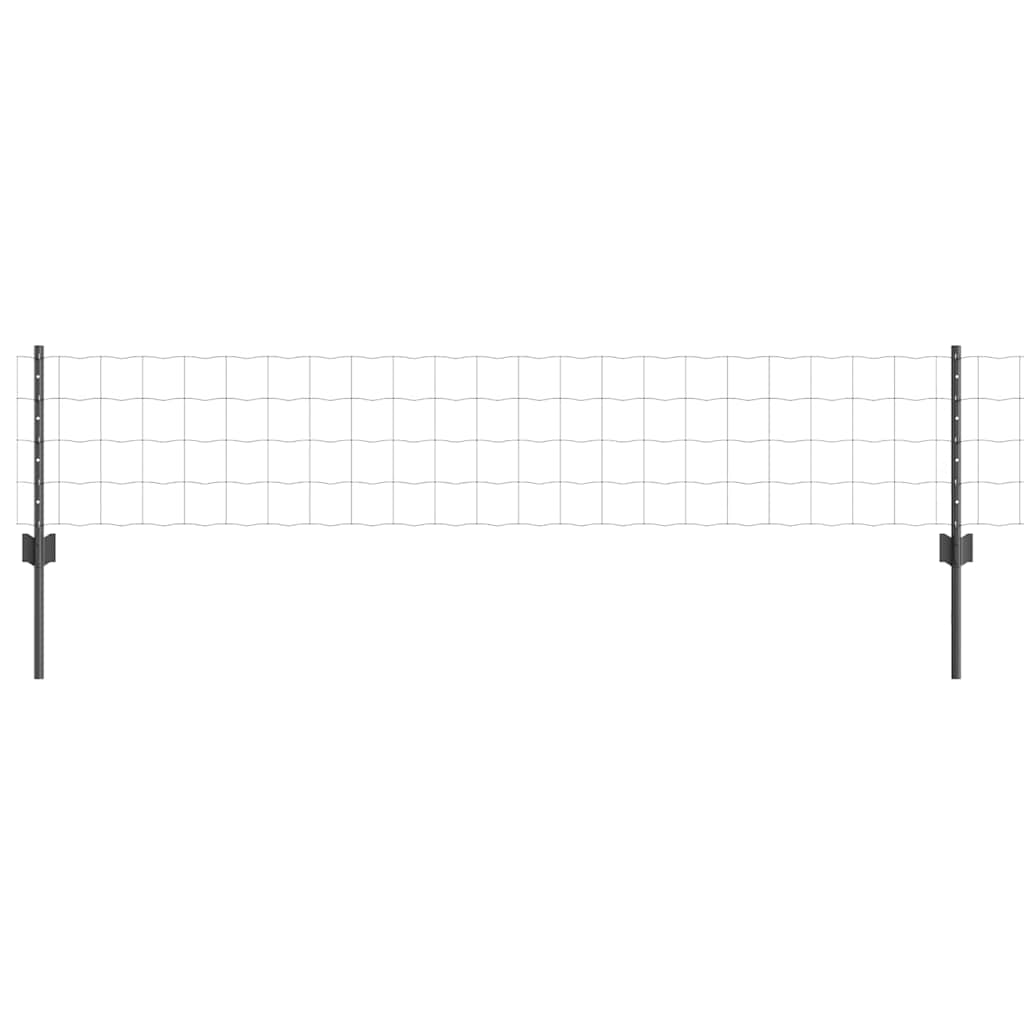 Fence with Post Grey
