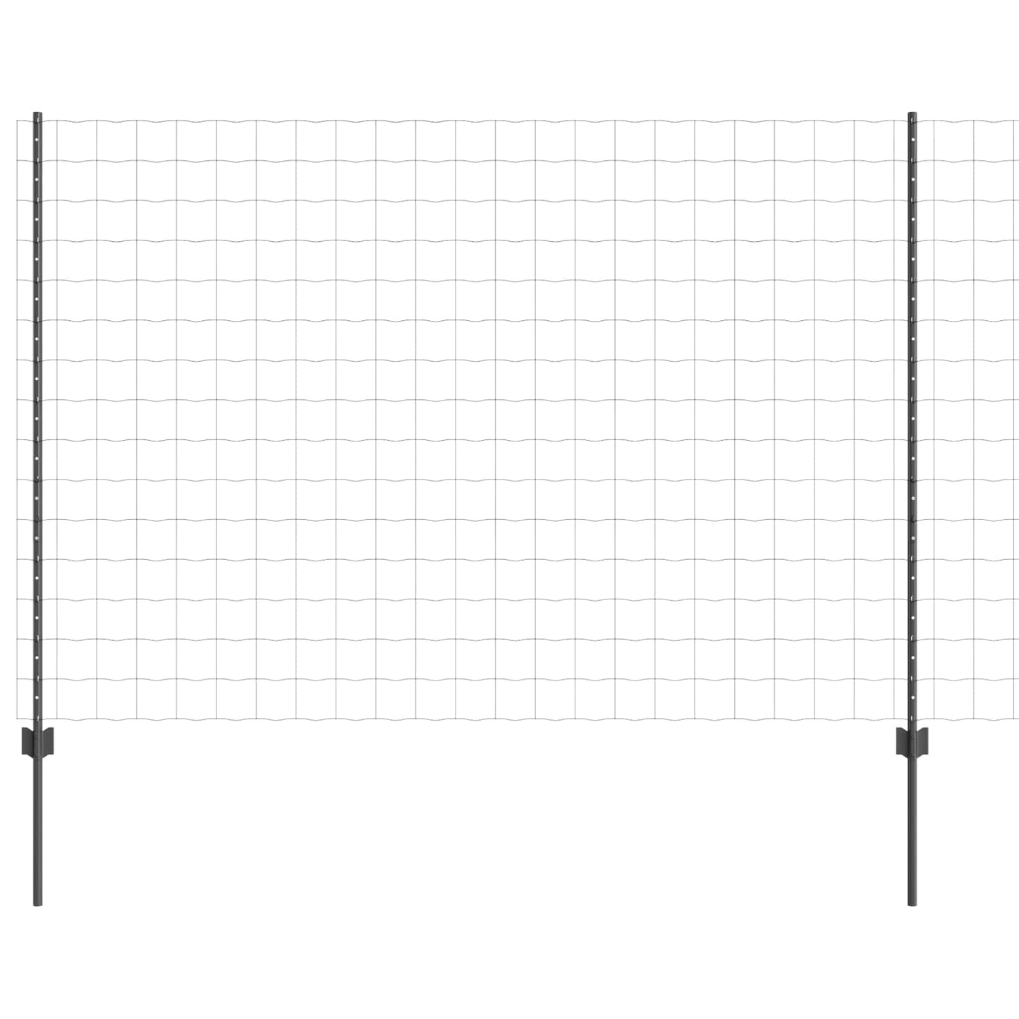 Fence with Post Grey