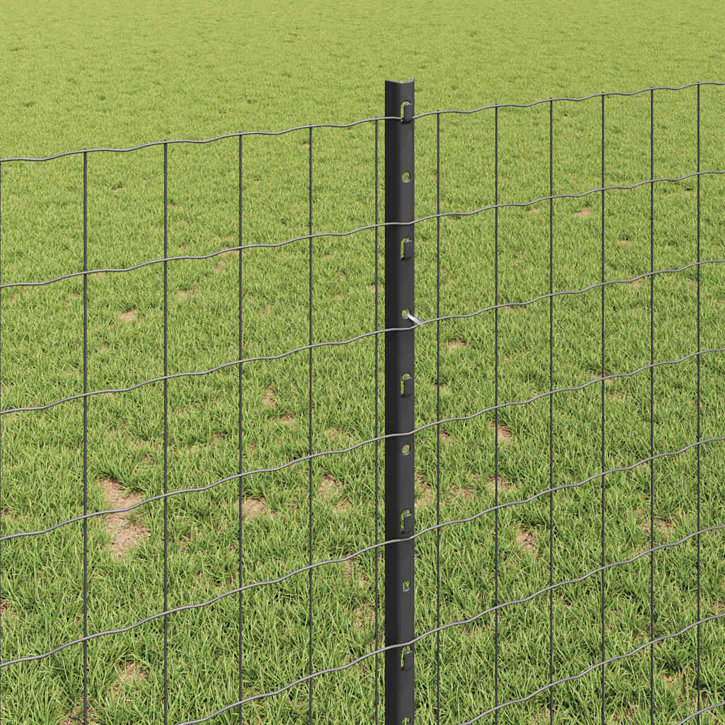 Fence with Post Grey