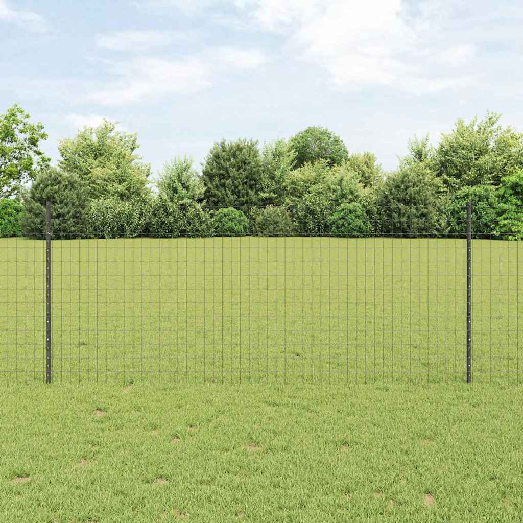 Fence with Post Grey