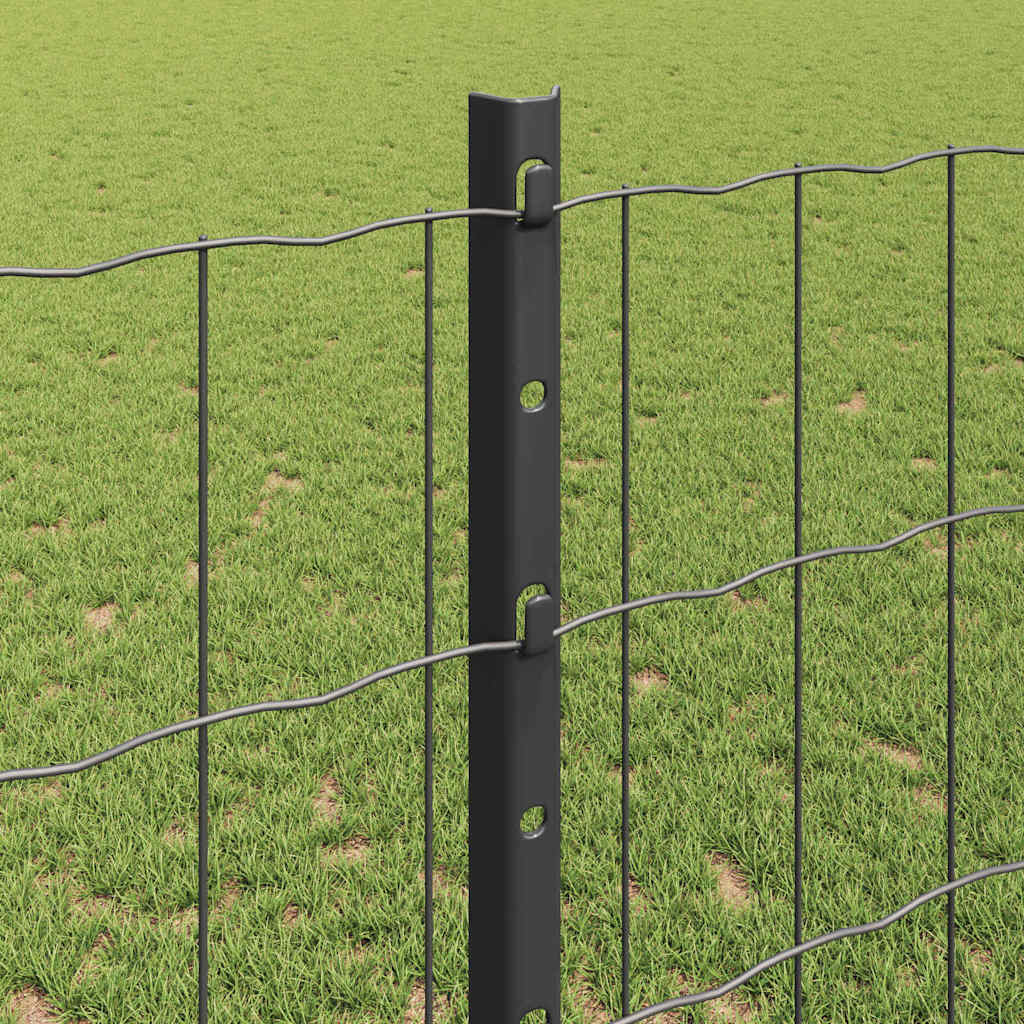 Fence with Post Grey