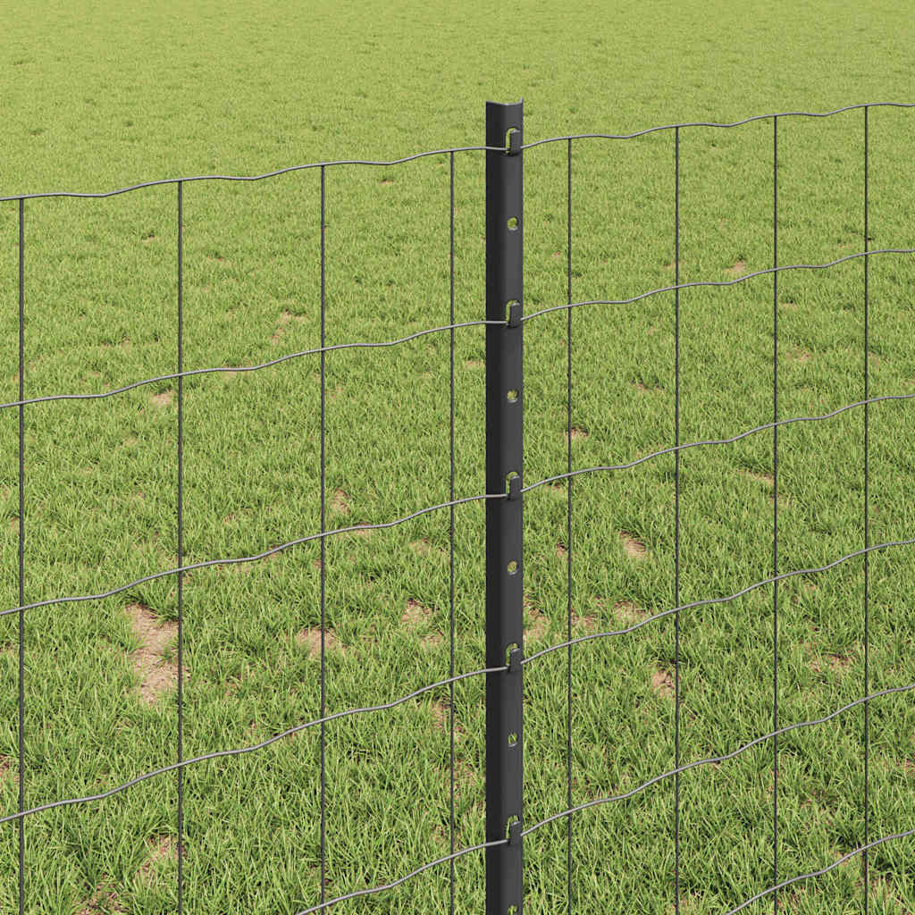 Fence with Post Grey