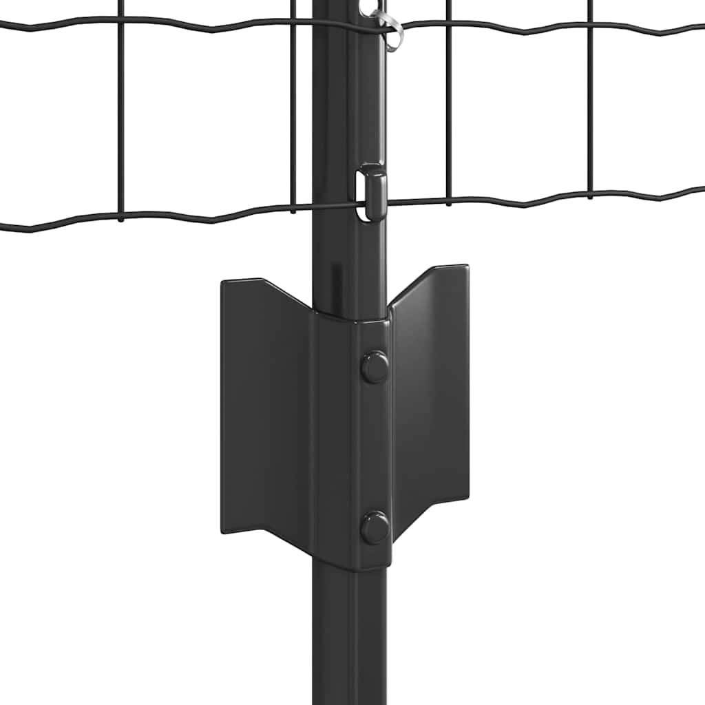 Fence with Post Grey