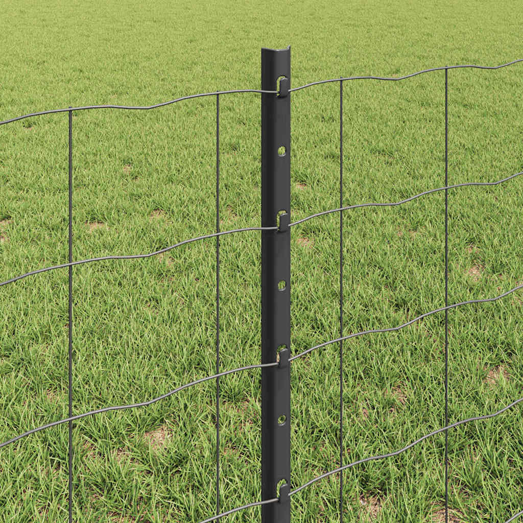 Fence with Post Grey