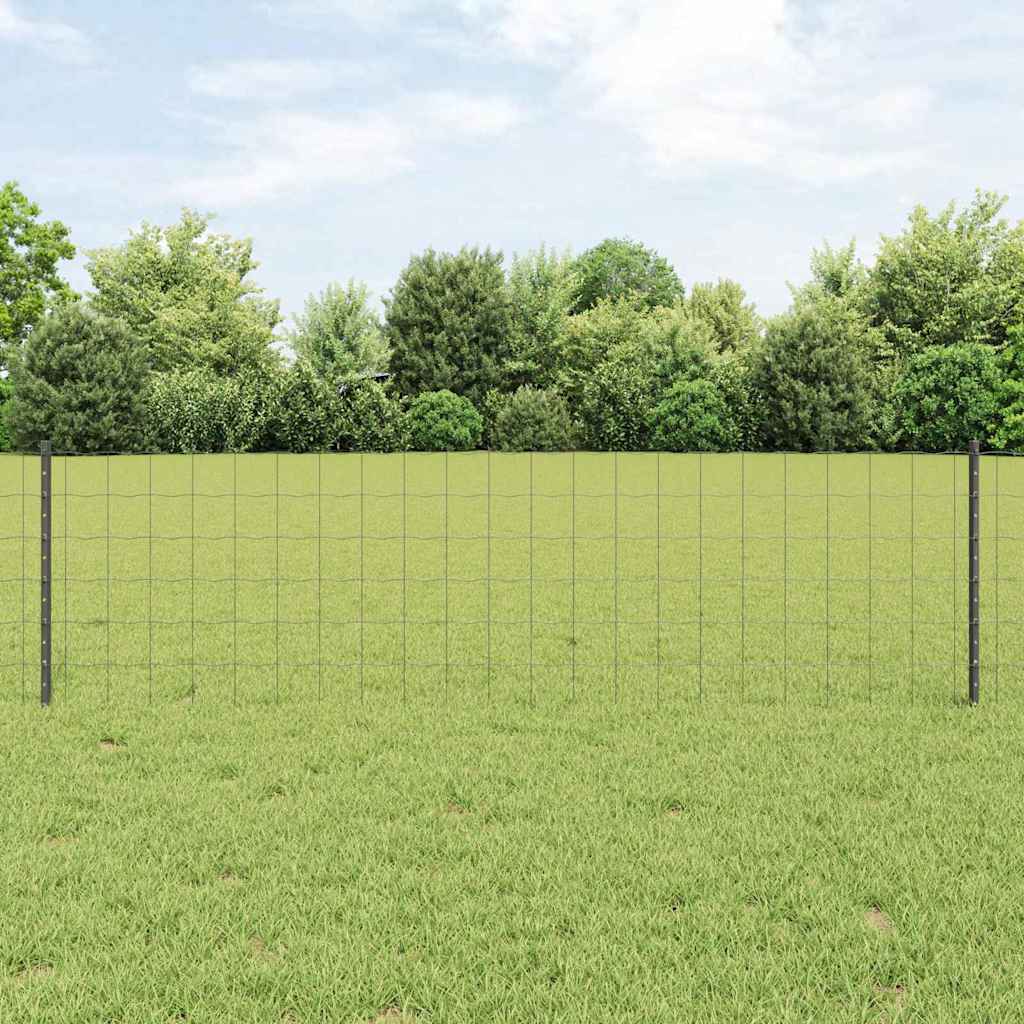 Fence with Post Grey