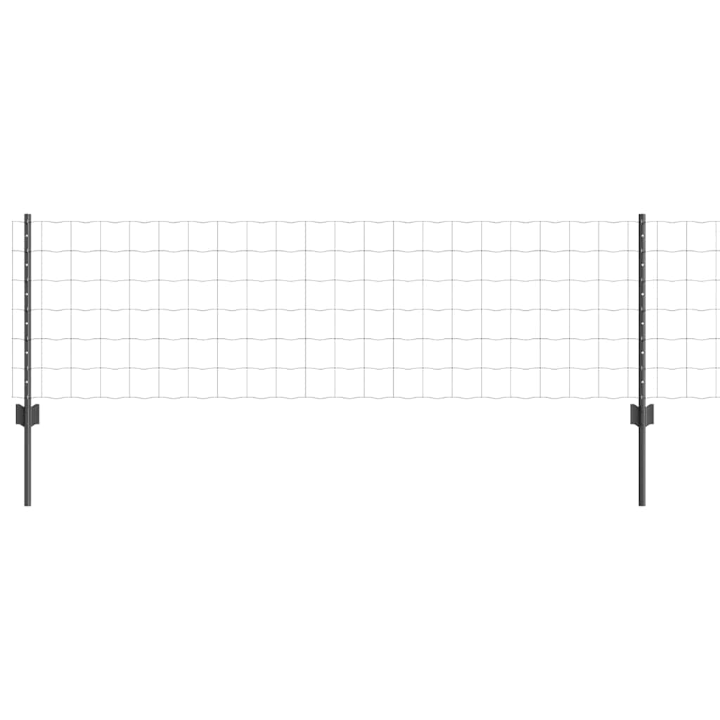 Fence with Post Grey