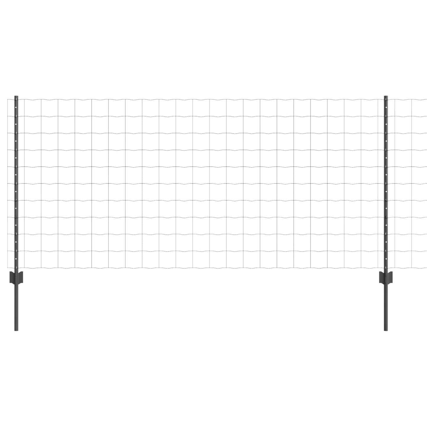 Fence with Post Grey