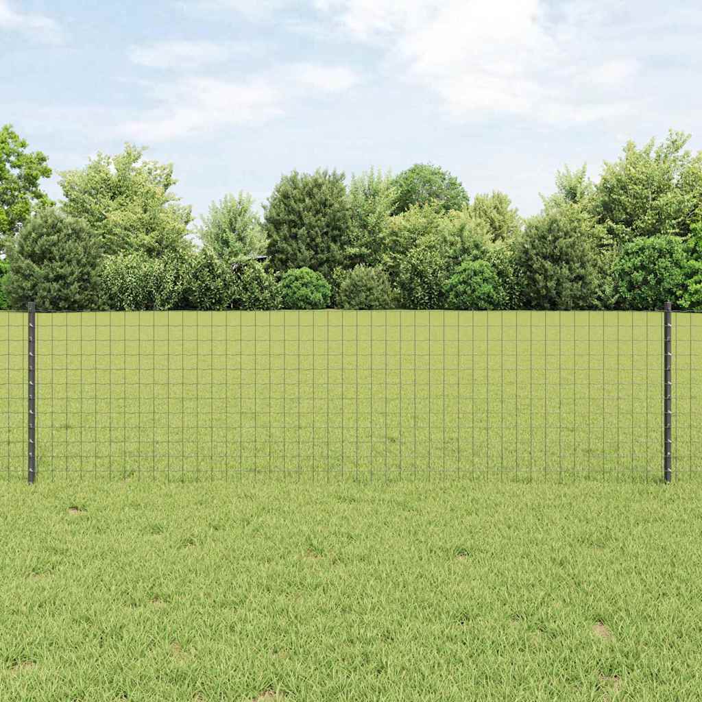 Fence with Post Grey