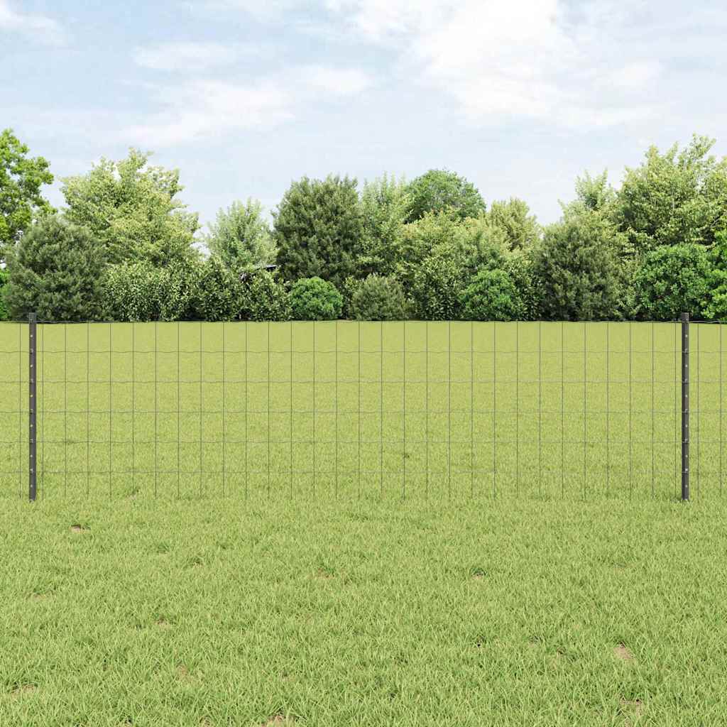 Fence with Post Grey