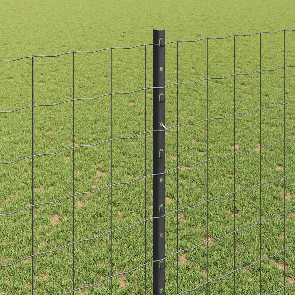 Fence with Post Grey