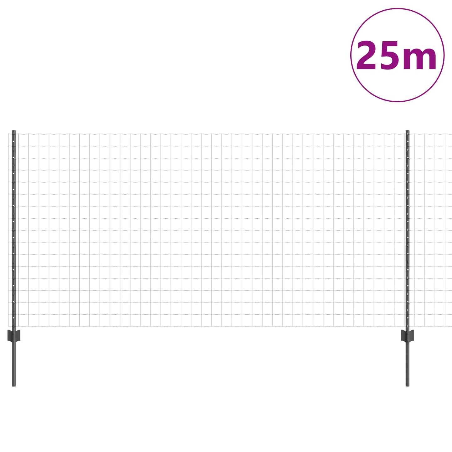 Fence with Post Grey
