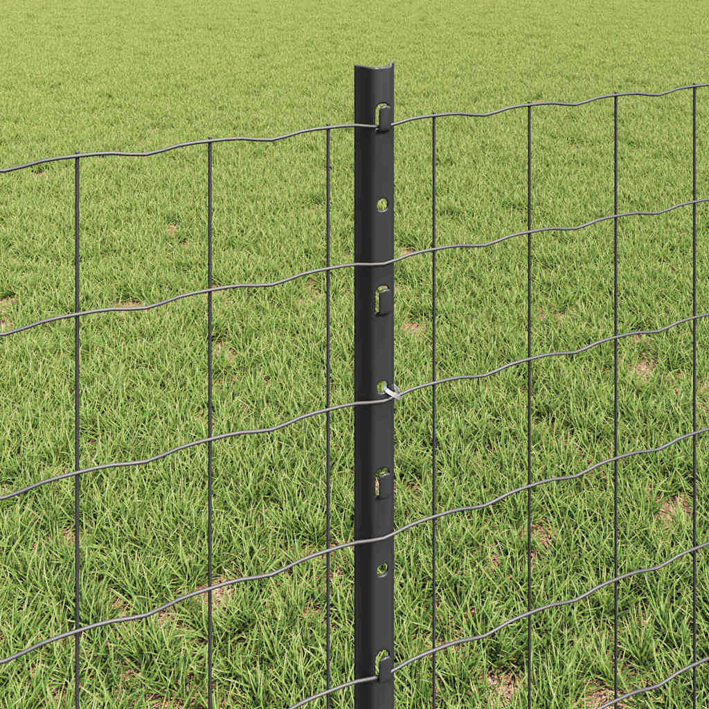 Fence with Post Grey
