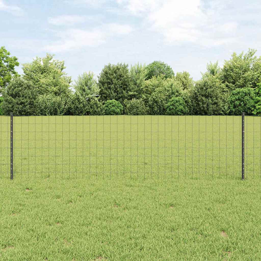 Fence with Post Grey