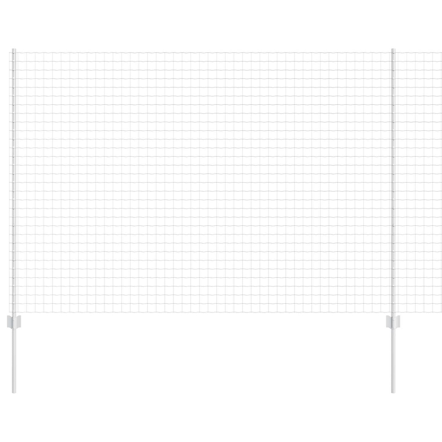 Fence with Post Silver