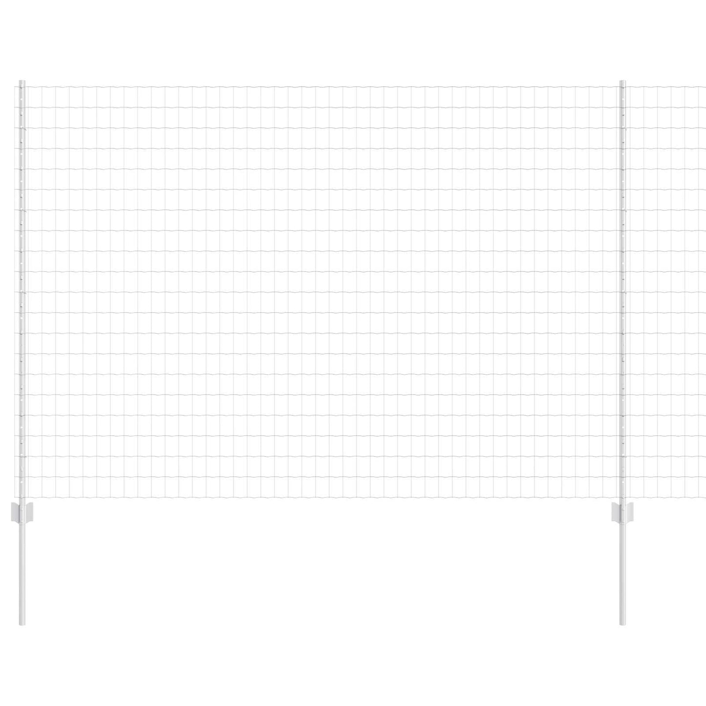 Fence with Post Silver
