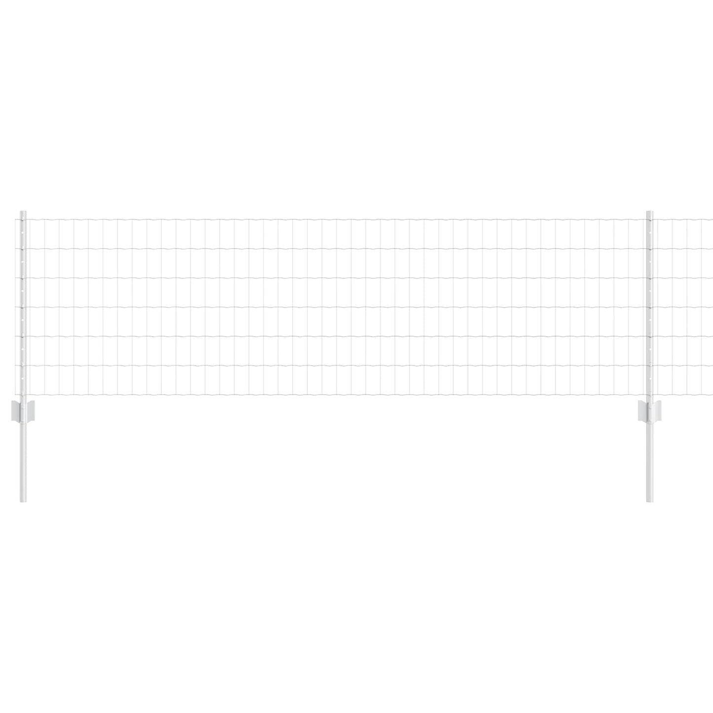 Fence with Post Silver