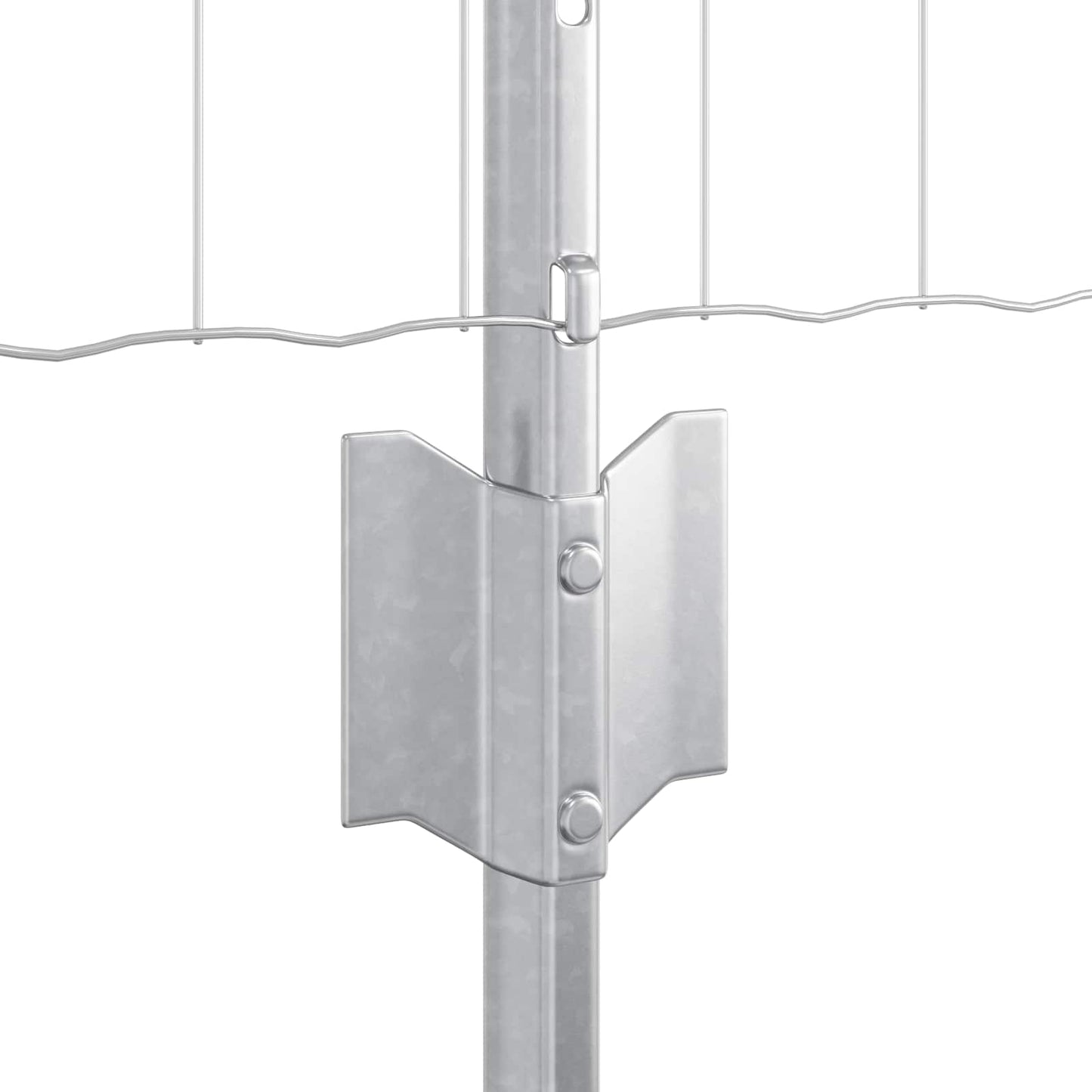 Fence with Post Silver