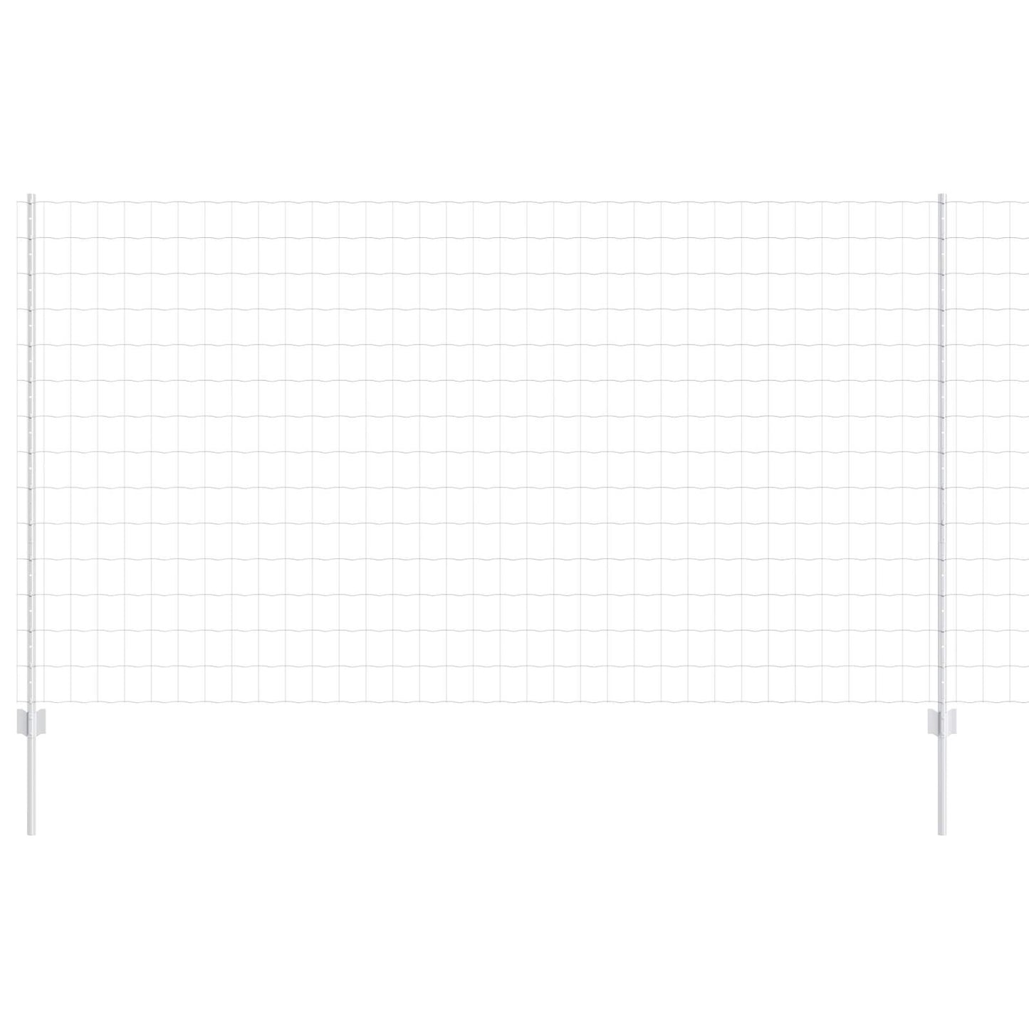 Fence with Post Silver