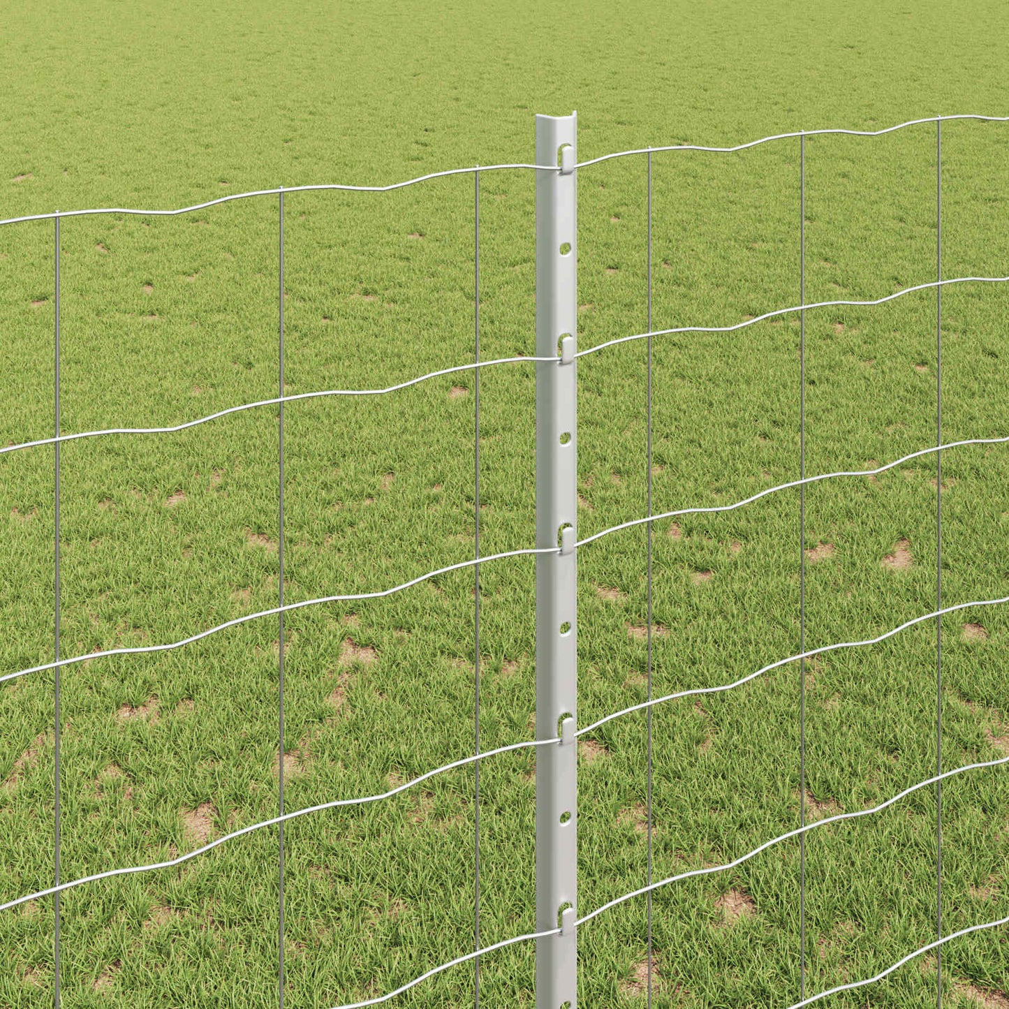 Welded Wire Fence 10 x 1.5 m (W x H) Hot-Dip Galvanised Steel