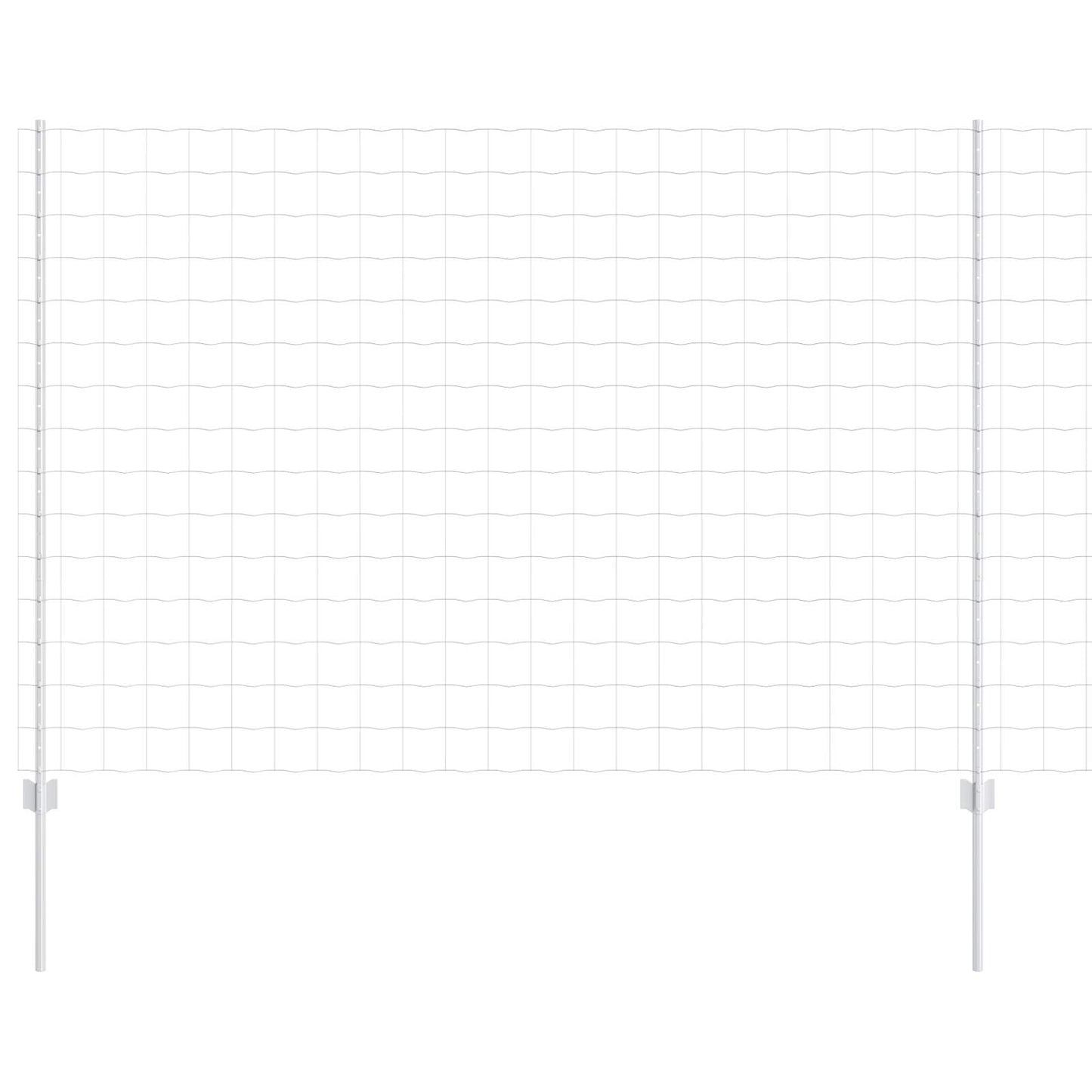 Welded Wire Fence 10 x 1.5 m (W x H) Hot-Dip Galvanised Steel